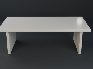 white table 3D मॉडल