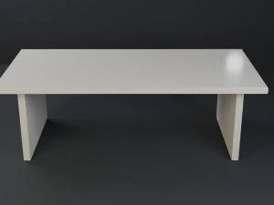 white table 3D Model