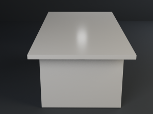 white table 3D मॉडल