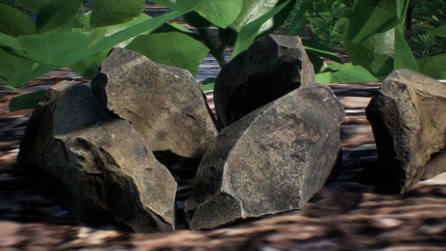 Stone2 Model 3D .c4d .max .obj .3ds .fbx .stl .blend 