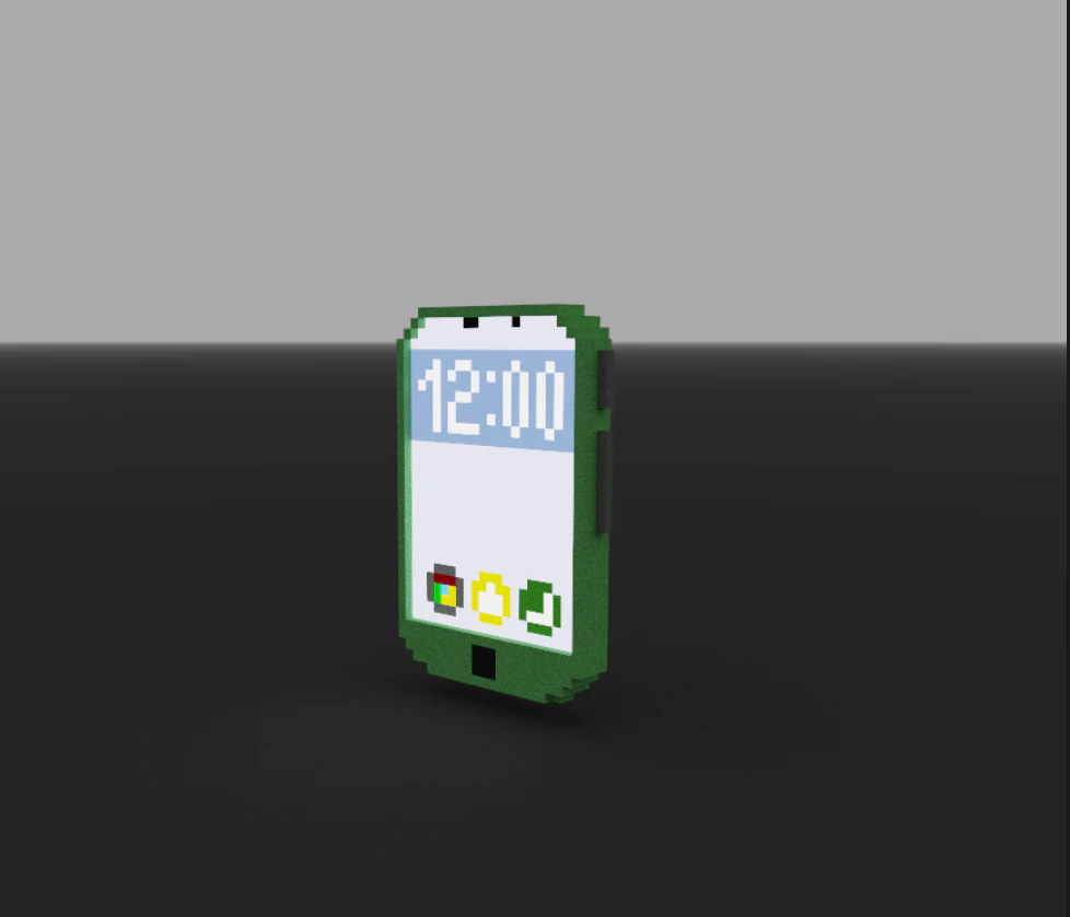 смартфон 3D Модель .c4d .max .obj .3ds .fbx .stl .blend 