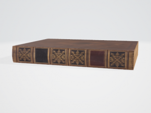 pack book bookshelf Model 3D