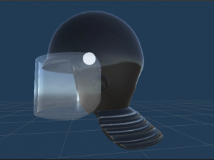 police riot helmet Modelo 3D
