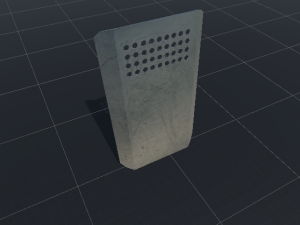 metal shield 3D मॉडल