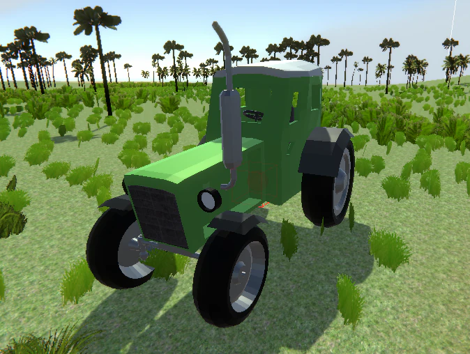 tractor mtz 80 3D Model .c4d .max .obj .3ds .fbx .stl .blend