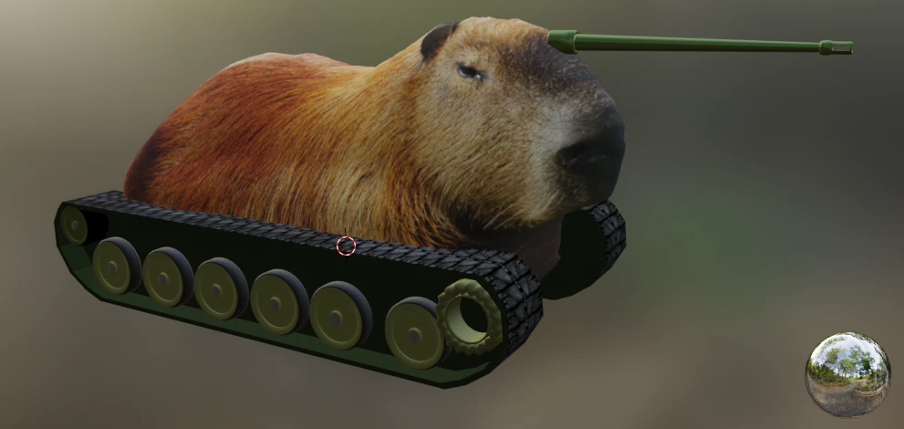 Capytank 3D Model .c4d .max .obj .3ds .fbx .stl .blend