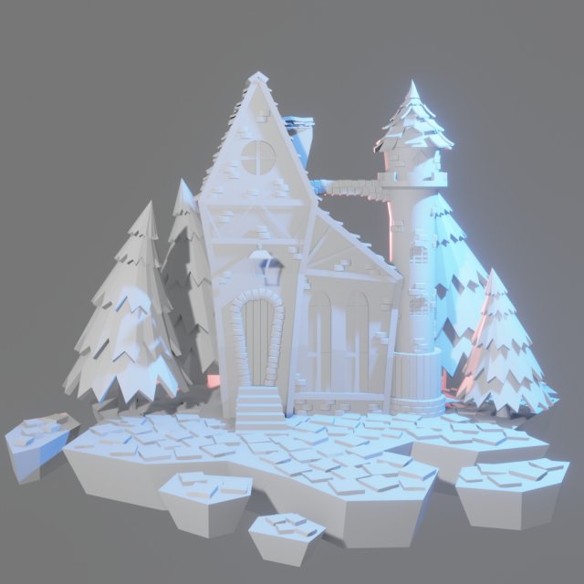 house Modelo 3D .c4d .max .obj .3ds .fbx .stl .blend 