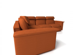 cornered sofa Model 3D