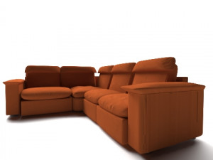 cornered sofa Model 3D