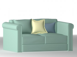 textured sofa 3D Модель