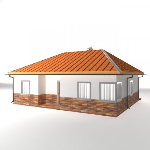 cottage 3Dモデル .c4d .max .obj .3ds .fbx .stl .blend 
