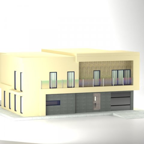 houseberg house 23 3D Модель .c4d .max .obj .3ds .fbx .stl .blend 