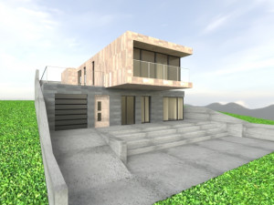 modern villa 021 Modelo 3D