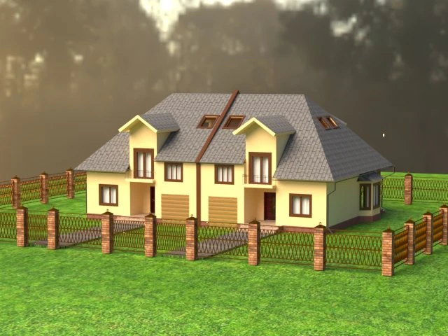 houseberg house 24 3D Model .c4d .max .obj .3ds .fbx .stl .blend