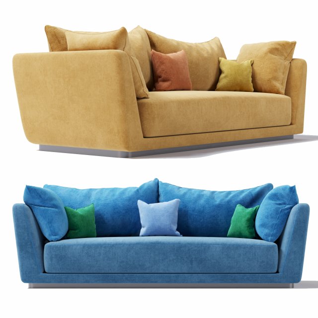 aria modern sofa Modèle 3D .c4d .max .obj .3ds .fbx .stl .blend 