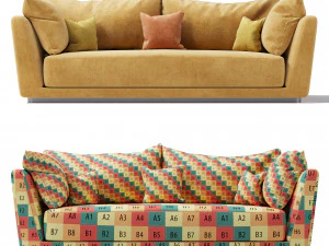 aria modern sofa 3D Model