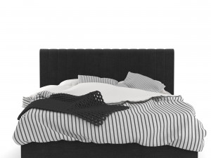novogratz brittany upholstered platform bed 3D मॉडल