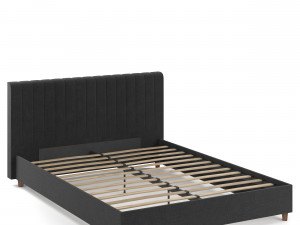novogratz brittany upholstered platform bed 3D मॉडल