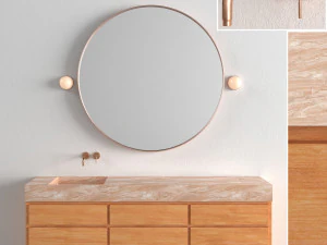 tocador de m&aacute;rmol Modelo 3D