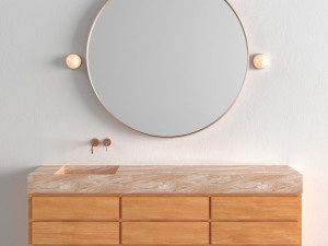 marble vanity unit 3Dモデル