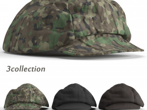 thrasher hat collection 01 3D Model