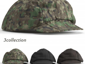 鸫鸨帽子系列 01 3D 模型