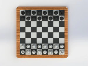 Chess set 3D Model