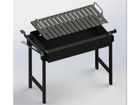 Portable Barbecue - 01 Modelo 3D