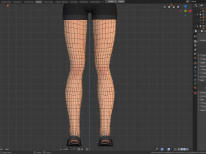 stylized girl character modeling for blender cycles and eevee - amy girl style 1 Modelo 3D