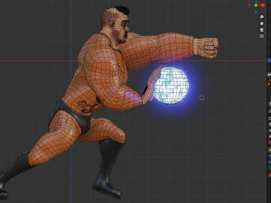 rigged - personagem estilizado man - hecxa - blender cycles e eevee Modelo 3D