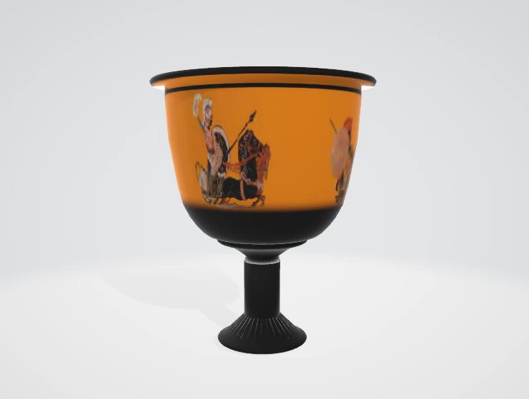greek vase 3D Model .c4d .max .obj .3ds .fbx .stl .blend