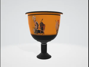 ग्रीक फूलदान 3D मॉडल