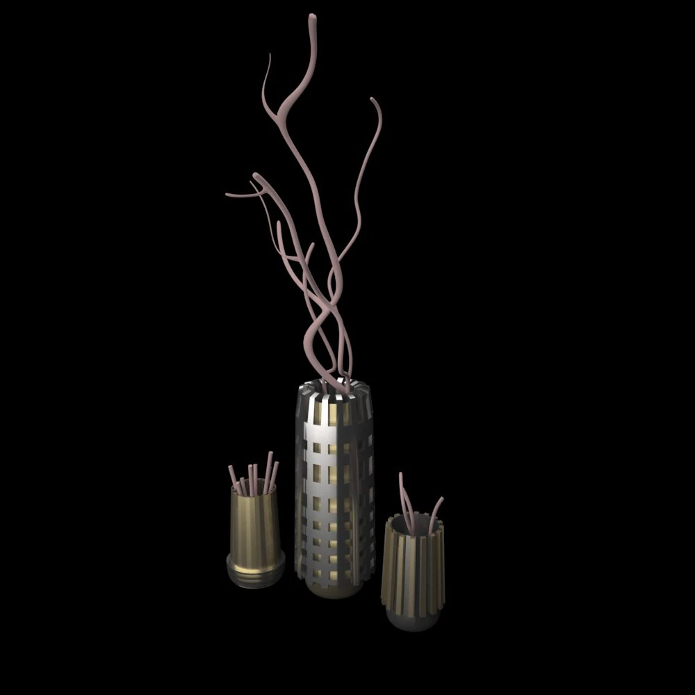 vaso di fiori Modello 3D .c4d .max .obj .3ds .fbx .stl .blend 