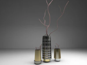 vaso di fiori Modello 3D