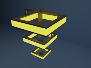 modern chandelier 3D 모델