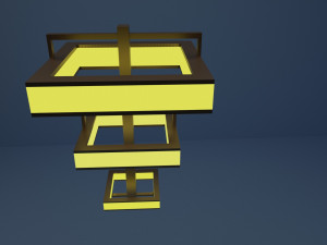 modern chandelier 3Dモデル