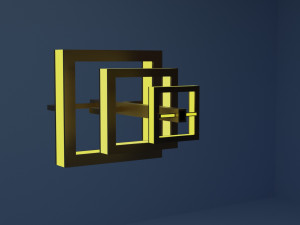 modern chandelier 3Dモデル