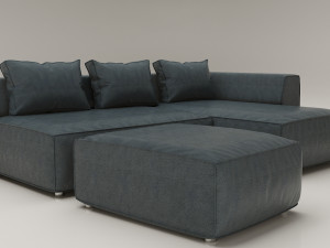 sofa industrial loft 3D Model