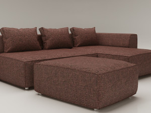 sofa industrial loft 3D Model