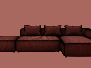 sofa industrial loft 3D Model
