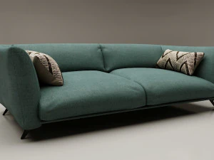 sof&aacute; moderno Modelo 3D