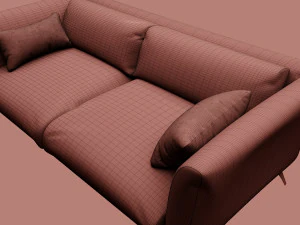sof&aacute; moderno Modelo 3D