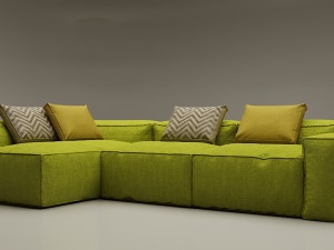 sofa loft Model 3D