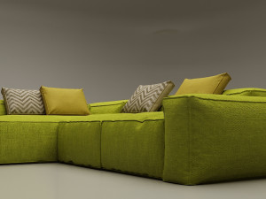 sofa loft Model 3D
