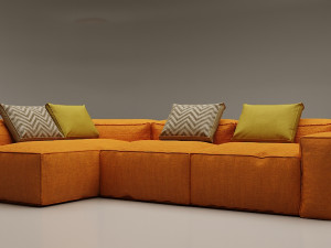 sofa loft Model 3D
