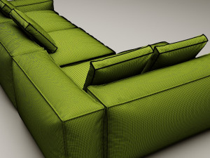 sofa loft Model 3D