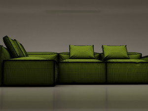 sofa loft Model 3D