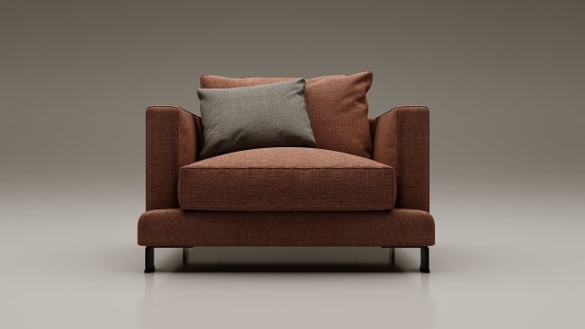 sofa camerich lazy time Model 3D .c4d .max .obj .3ds .fbx .stl .blend 