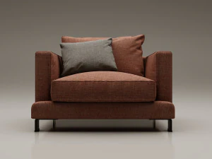 sofa camerich lazy time 3D Model