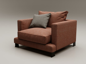 sofa camerich lazy time Model 3D